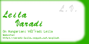 leila varadi business card